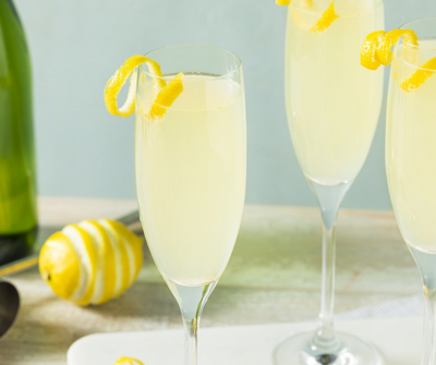 When life gives you lemons why not make a Classic French 75?