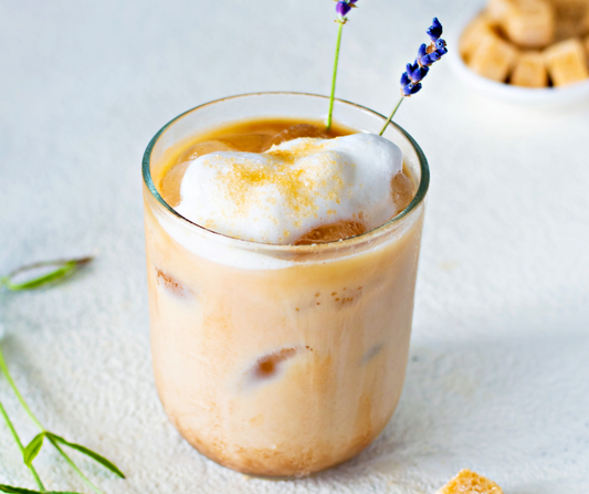 Vanilla Lavender Cold Brew Latte
