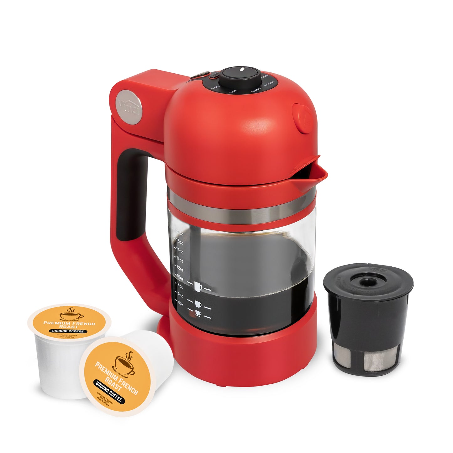 Micro Café Brewer Power Base - Red