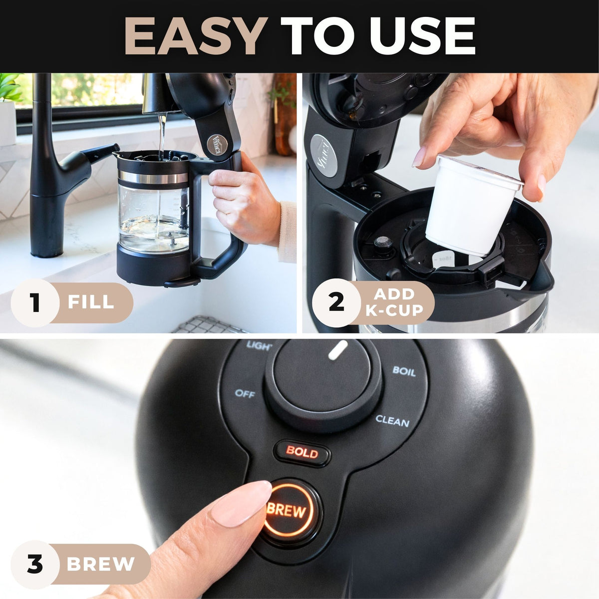 Vinci Micro Café Brewer for K-Cups – Vinci Housewares