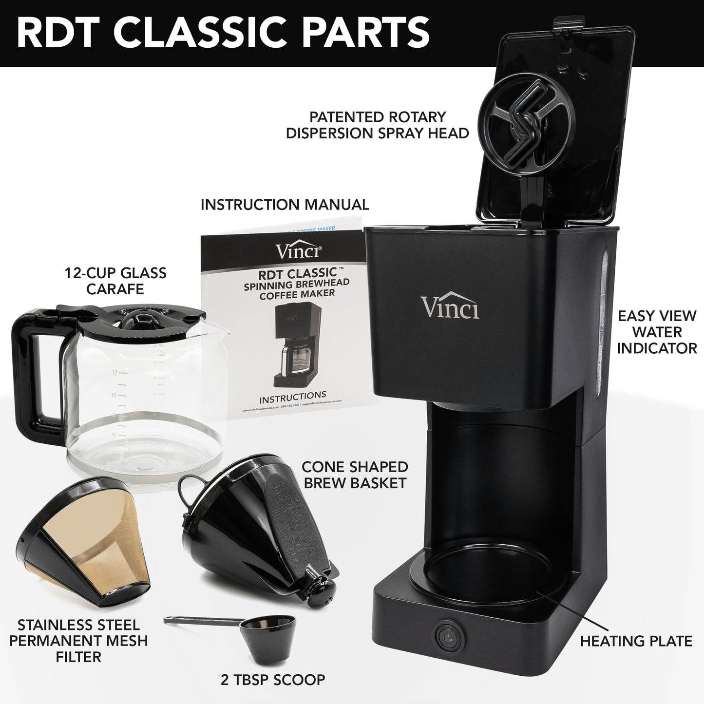 Vinci RDT Classic Coffee Maker