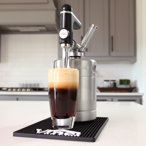 Portable Electric Cold Brew Coffee Maker, 15-Min Cold Brew Iced Tea & Coffee  Maker, Black