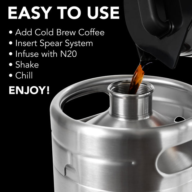 Cold Brew Coffee Maker 1100ml Leak Lid Drip Coffee Pot Easy to Use