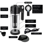 Vinci Housewares Electric Express Cold Brew Coffee Maker And Nitro Cold  Brew Maker Home Brew Nitrogen Infusion Coffee Keg Bundle - Bed Bath &  Beyond - 38316882